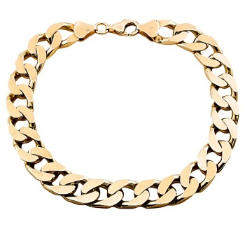 9ct Gold 32.3g 9 inch Curb Bracelet